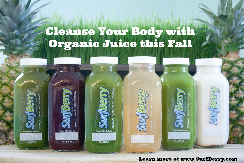 Cleanse Your Body with Organic Juice this Fall www.SurfBerry.com